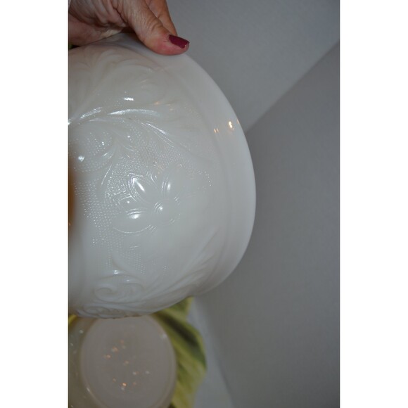 Vintage Punch Bowl with Eight Cups and Stand Starburst Atomic Art Deco - Picture 4 of 6